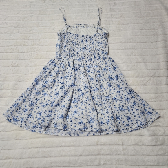 Aeropostale Lace Trimmed Fit & Flare Ditsy Floral Cottagecore Dress Size Small - Picture 7 of 9